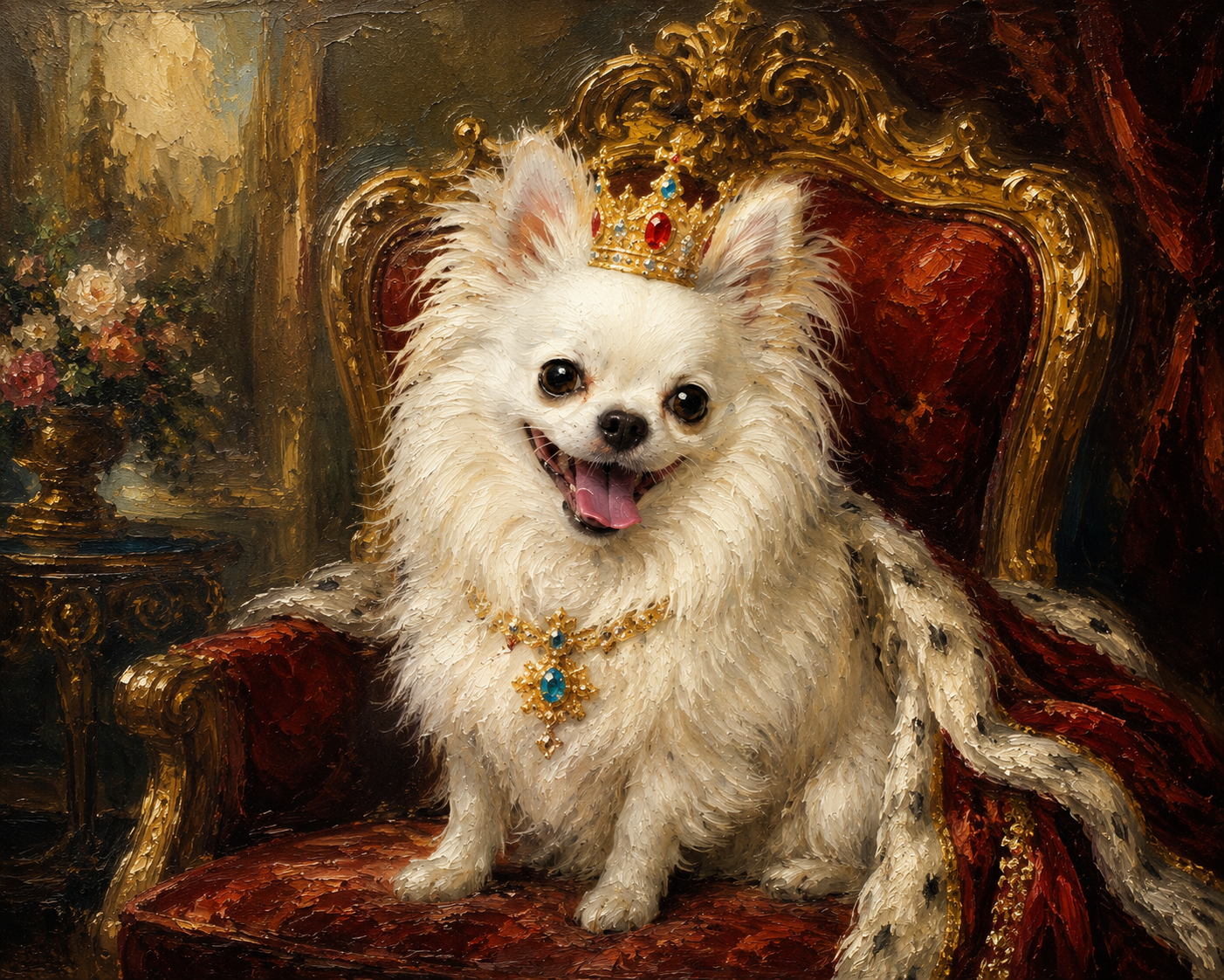 Lucy Photo Oil Painting Queen