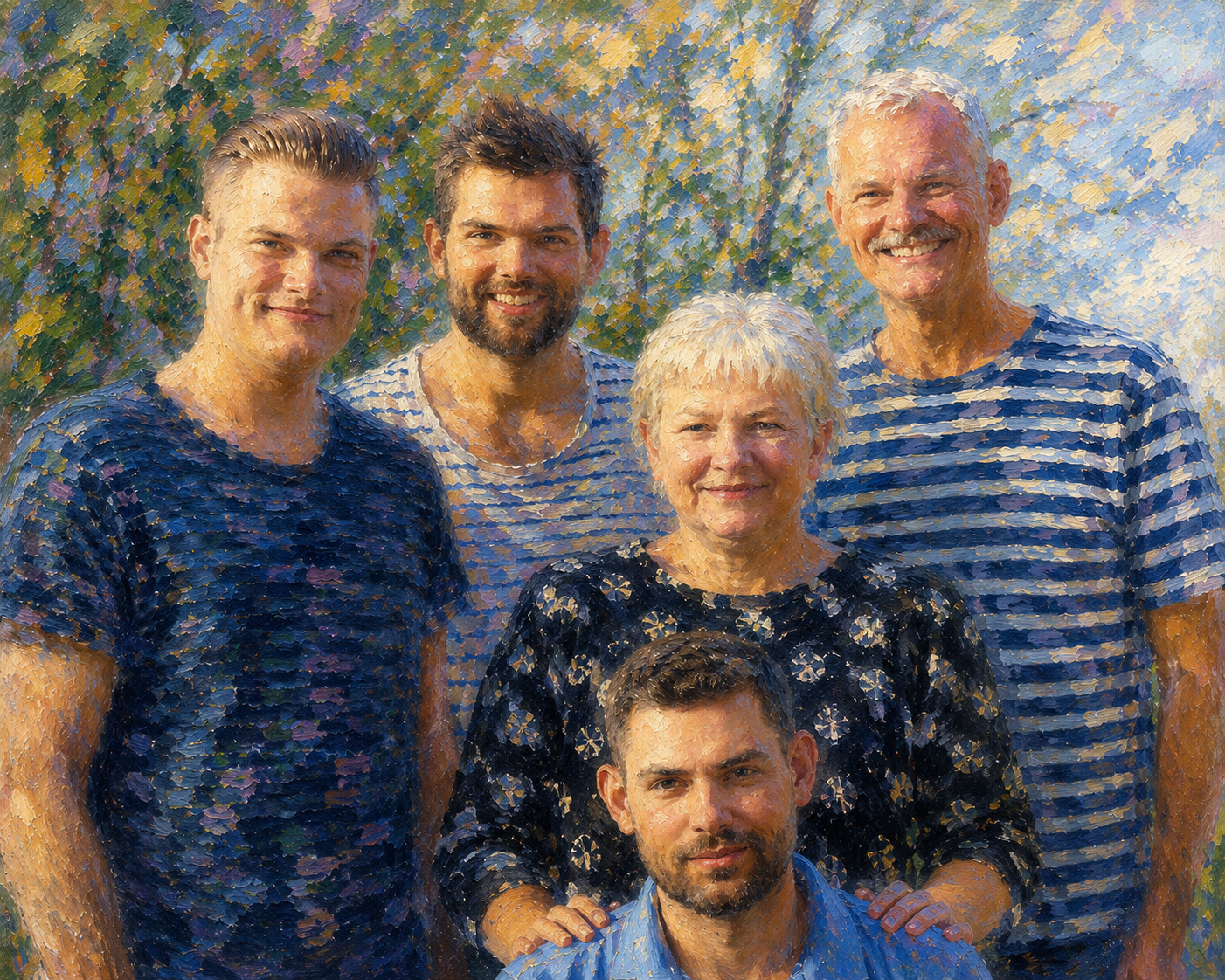 Soendergaard Family Photo Impressionist